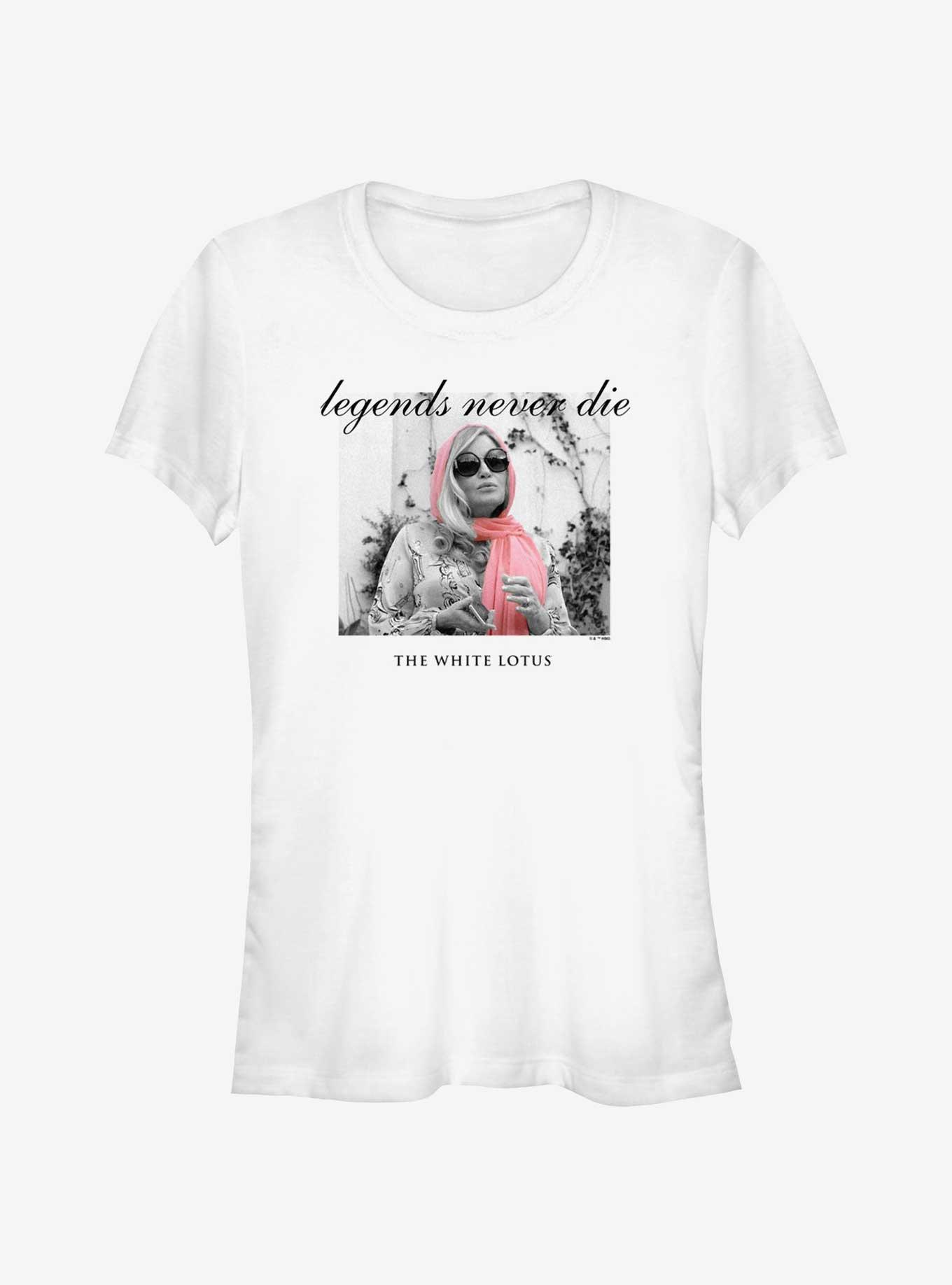 White Lotus Legends Never Die Girls T-Shirt, , hi-res