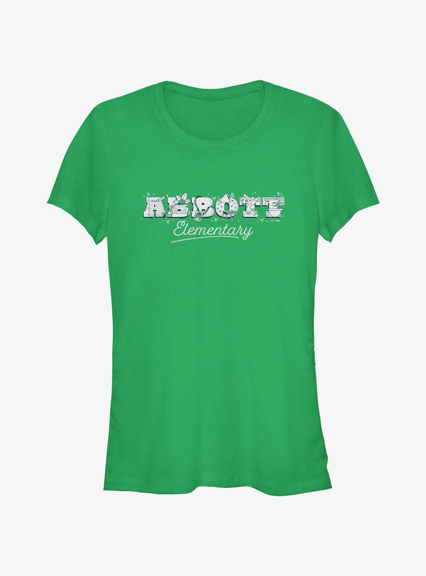 Abbott Elementary Graphic Logo Girls T-Shirt, KELLY, hi-res