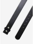 Black Faux Leather Belt Without Buckle, MULTI, hi-res