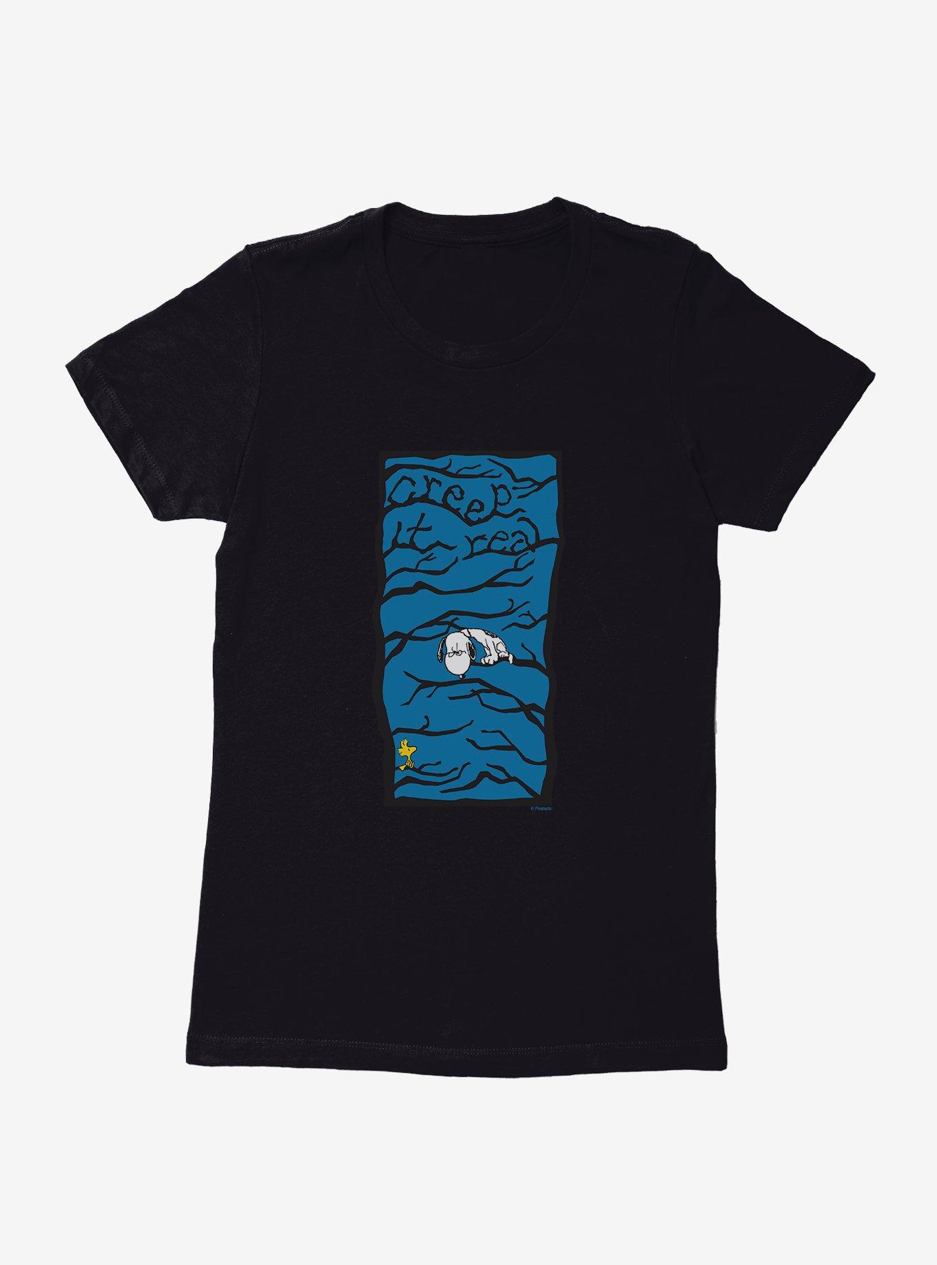 Peanuts Creep It Real Woodstock Snoopy Womens T-Shirt, , hi-res