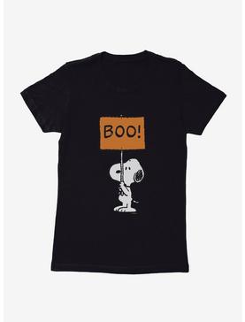 Peanuts Snoopy Boo Sign Womens T-Shirt, , hi-res