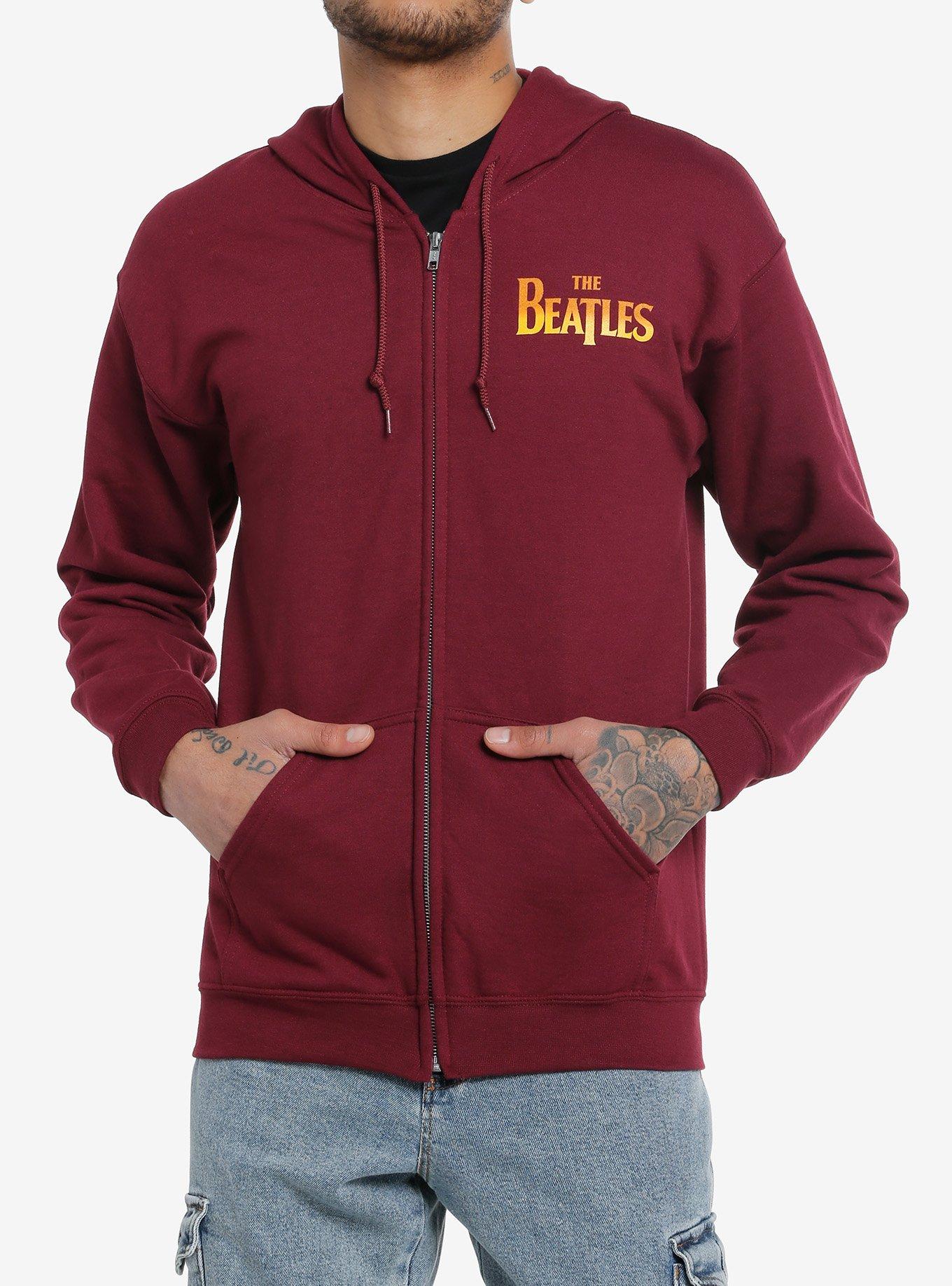 The Beatles Abbey Road Hoodie, MAROON, hi-res