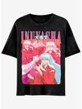 InuYasha Collage Boyfriend Fit Girls T-Shirt, MULTI, hi-res