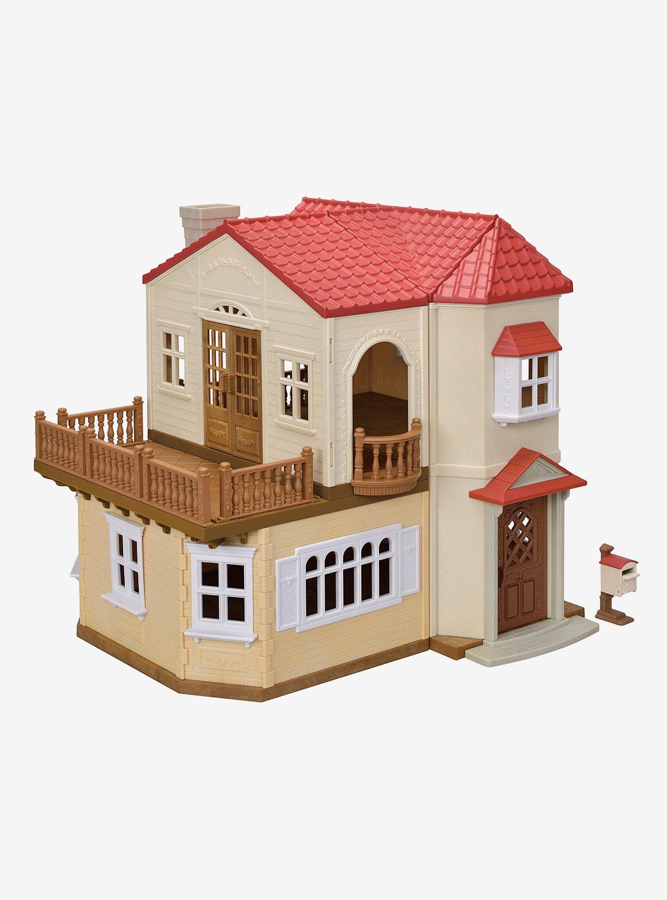 Calico Critters Red Roof Country Home with Secret Attic Playroom Playset, , hi-res