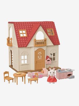 Calico Critters Red Roof Cozy Cottage Starter Home Set