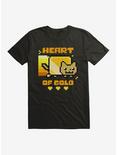 Nyan Cat Heart Of Gold T-Shirt, BLACK, hi-res