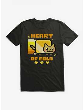 Nyan Cat Heart Of Gold T-Shirt, , hi-res