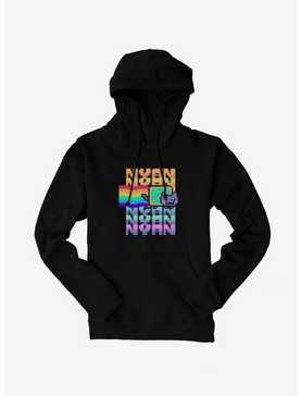 Nyan Cat Pastel Rainbow Hoodie, , hi-res