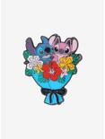 Loungefly Disney Lilo & Stitch Angel & Stitch Bouquet Enamel Pin, , hi-res