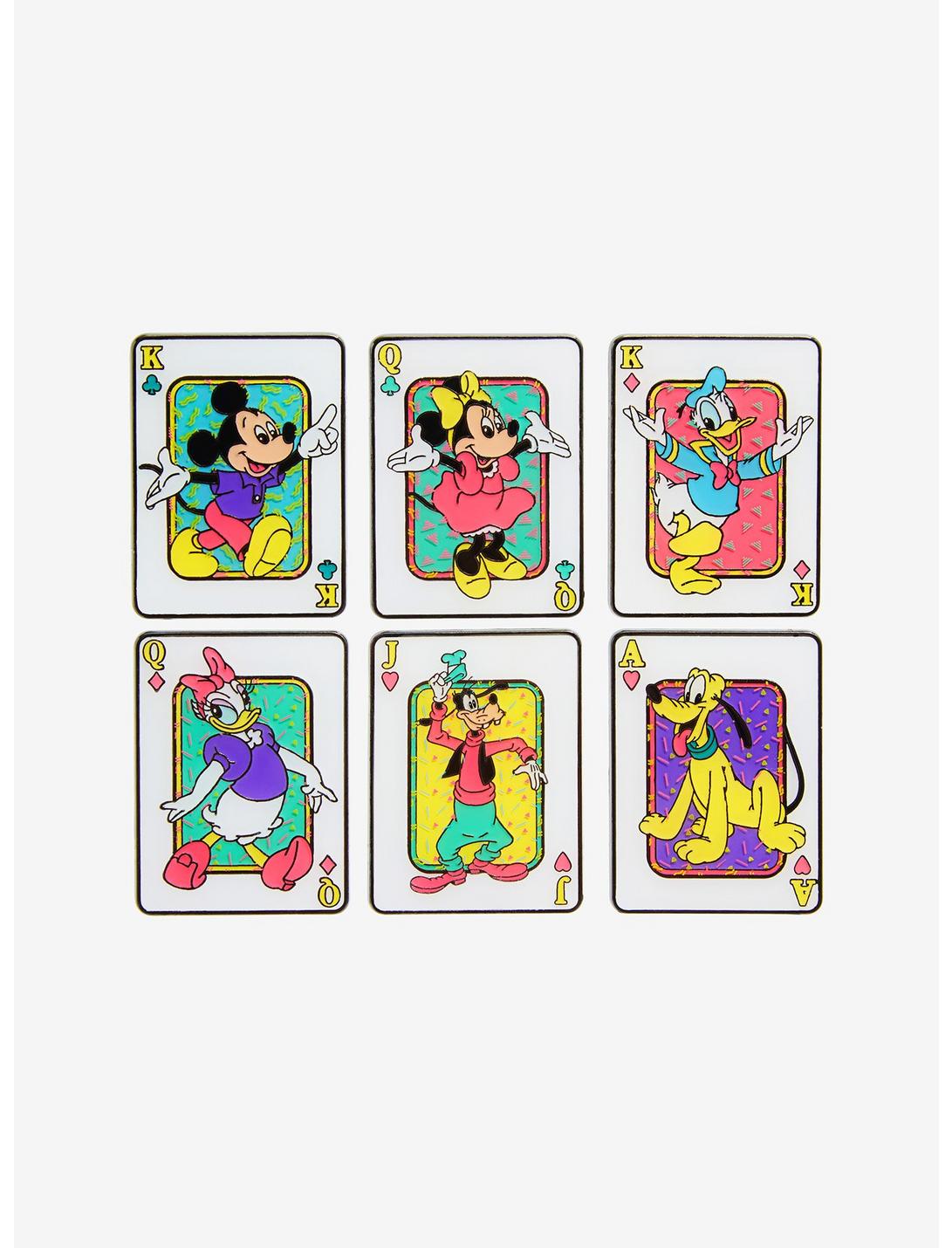 Loungefly Disney Mickey Mouse And Friends Card Blind Box Enamel Pin, , hi-res