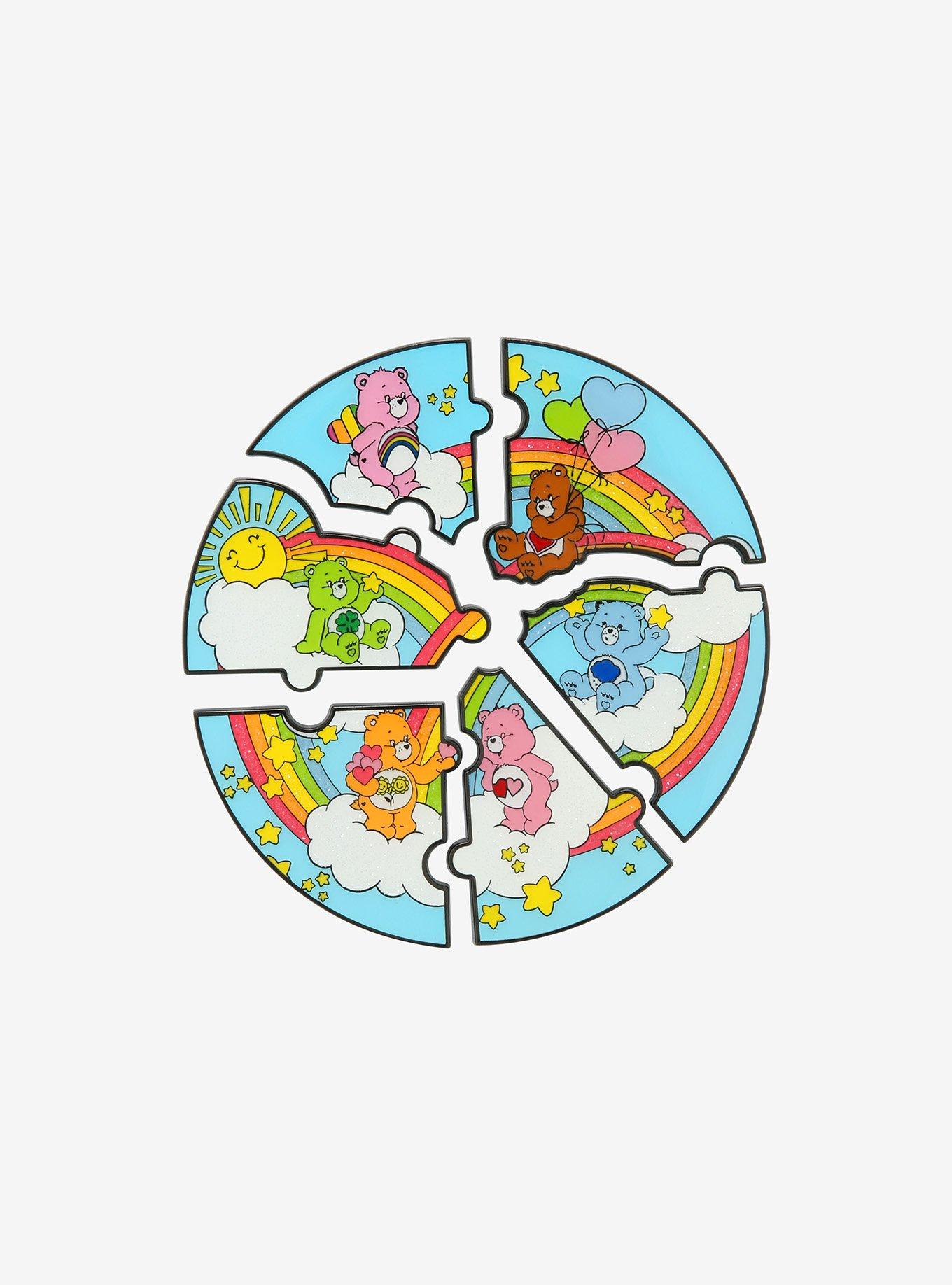 Loungefly Care Bears Rainbow Puzzle Blind Box Enamel Pin, , hi-res