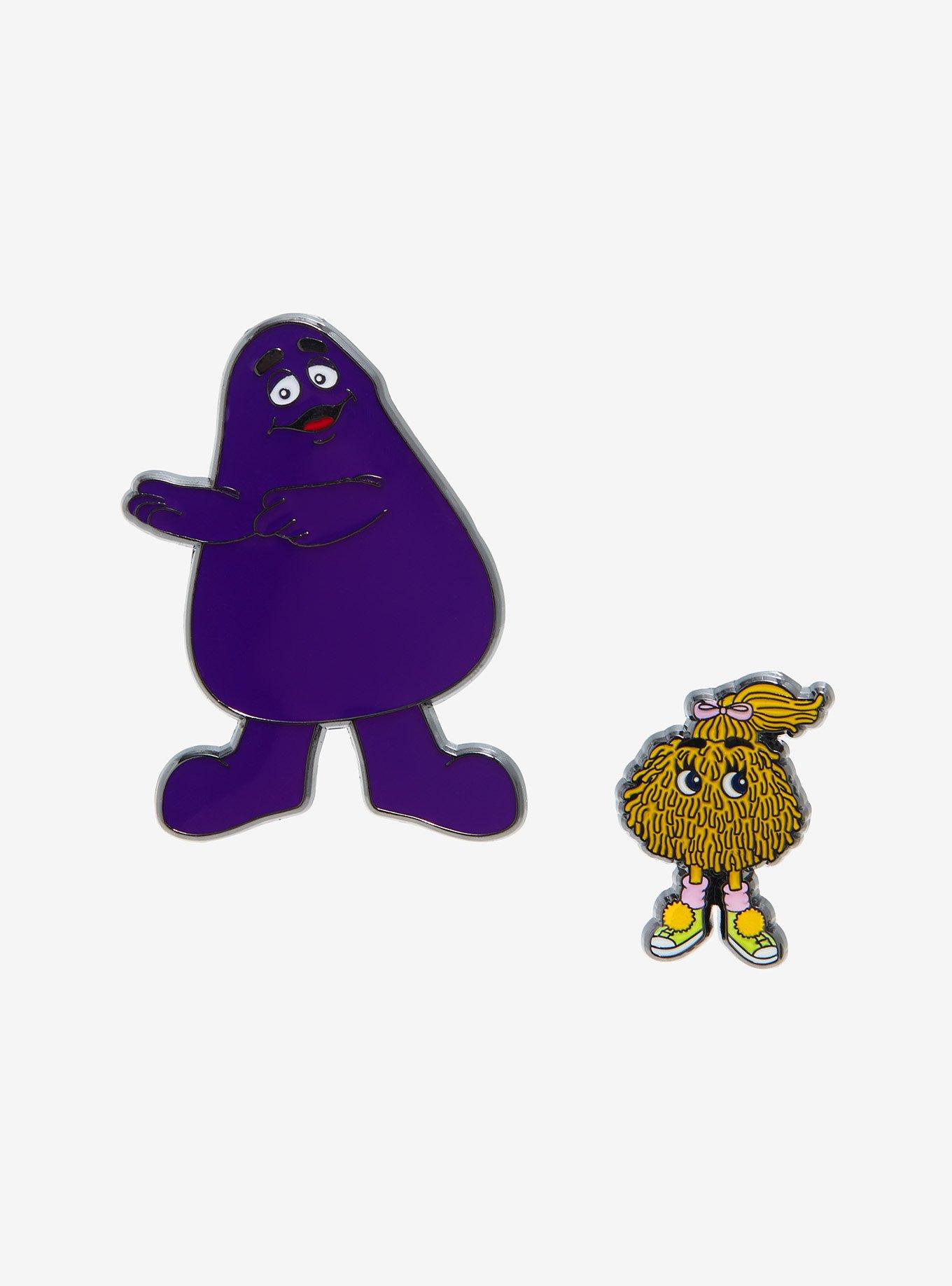 Loungefly McDonald's Grimace & Fry Kid Enamel Pin Set, , hi-res