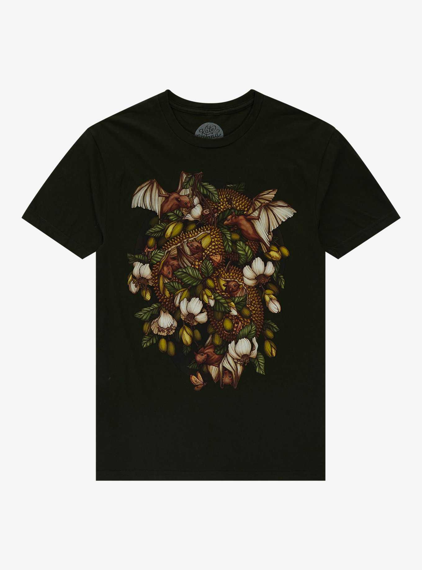 Botanica Bat T-Shirt By Kate O'Hara, , hi-res