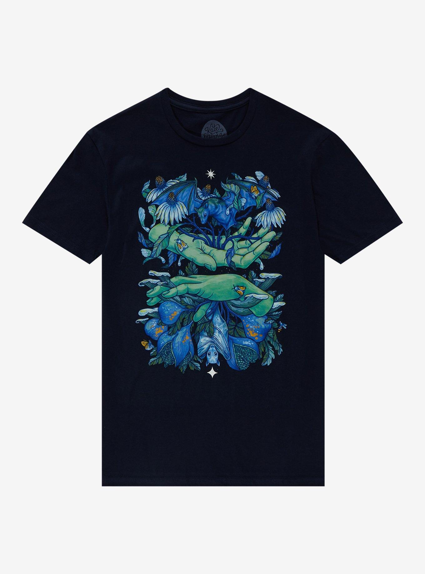 As Above As Below T-Shirt By Kate O'Hara, NAVY, hi-res