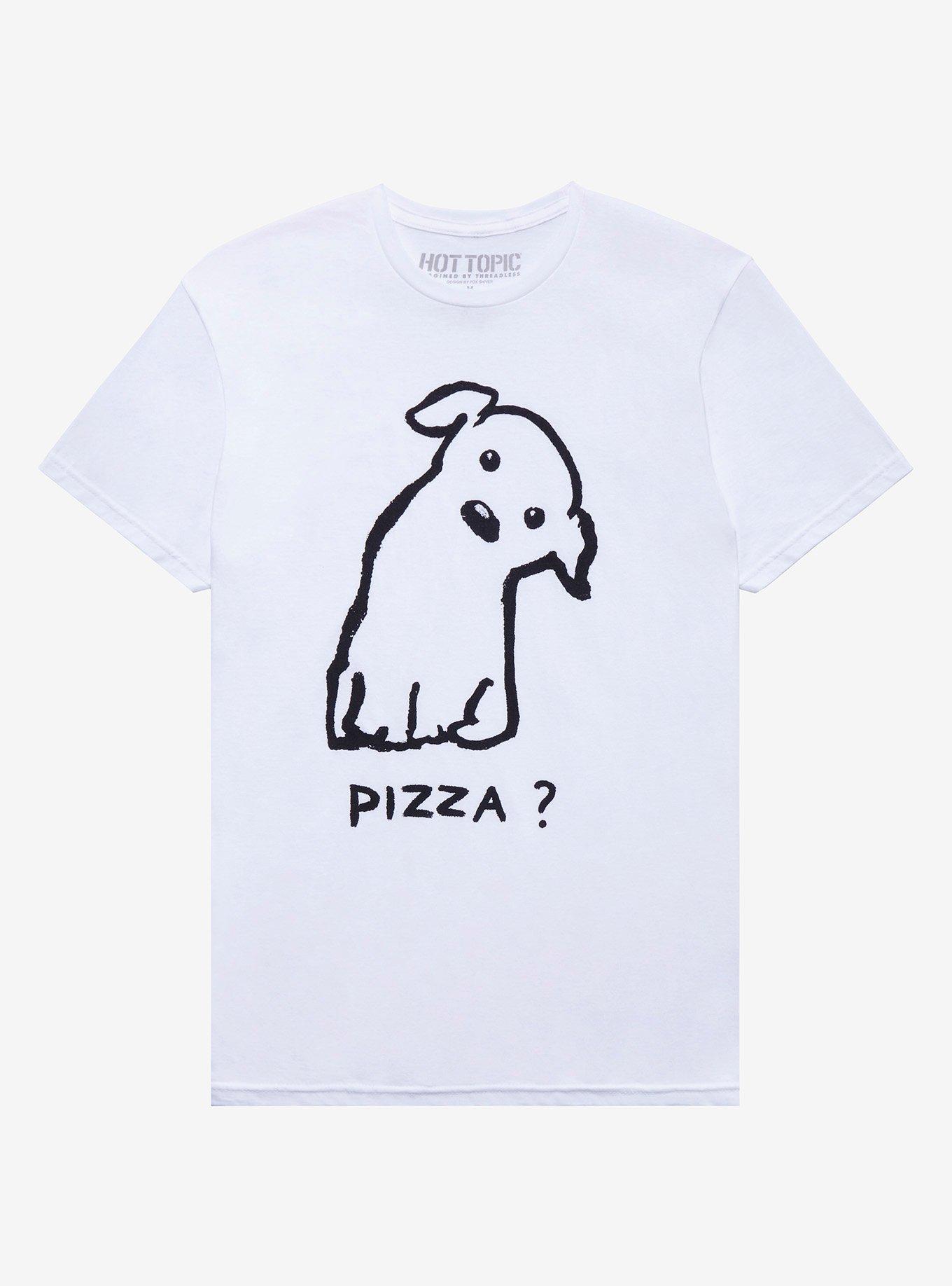 Pizza? Dog T-Shirt By Foxshiver, MULTI, hi-res
