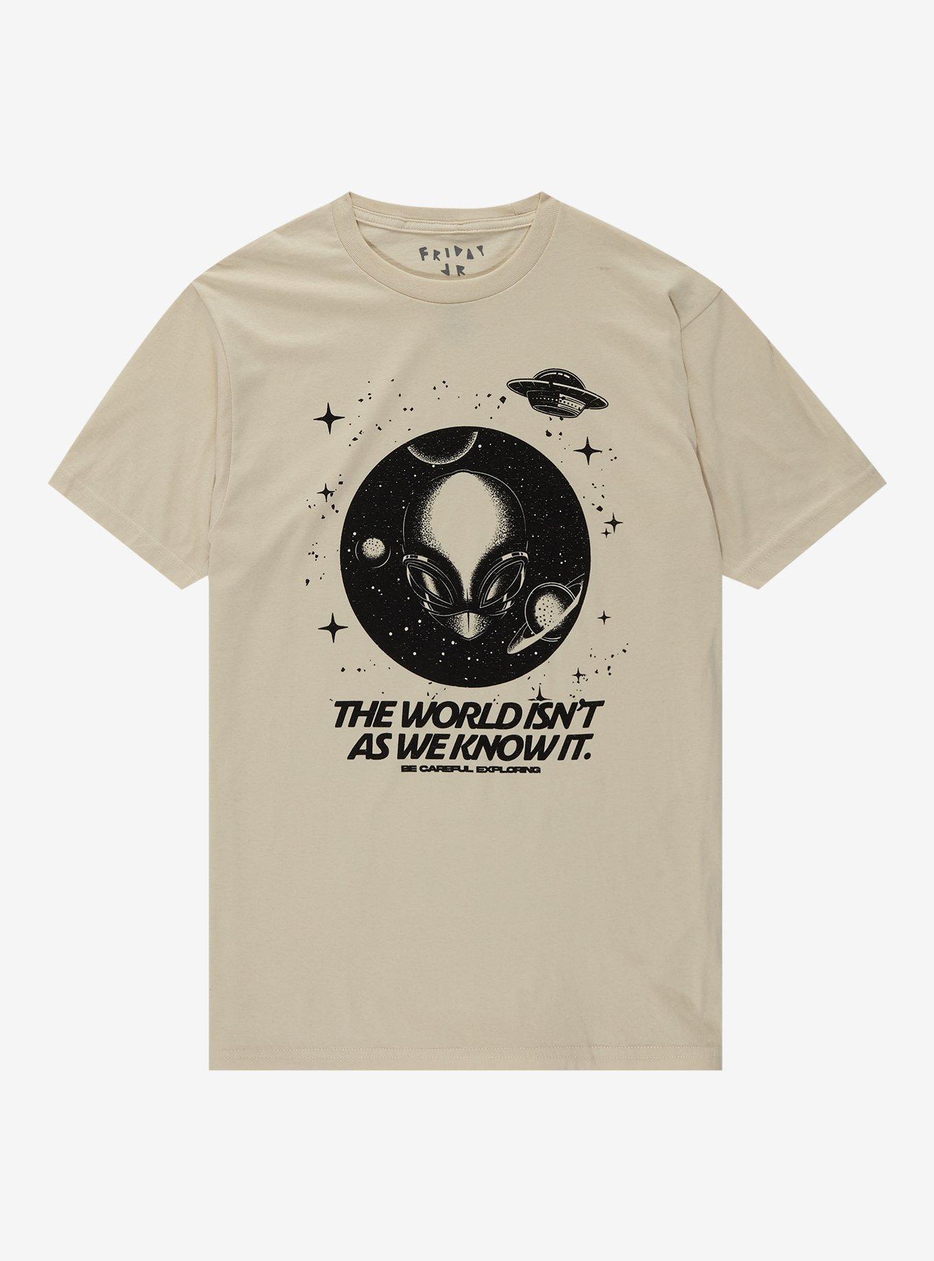 Alien World Isn't As We Know It T-Shirt By Friday Jr., BEIGE, hi-res