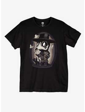 Plague Doctor Cats T-Shirt By LVB Art, , hi-res