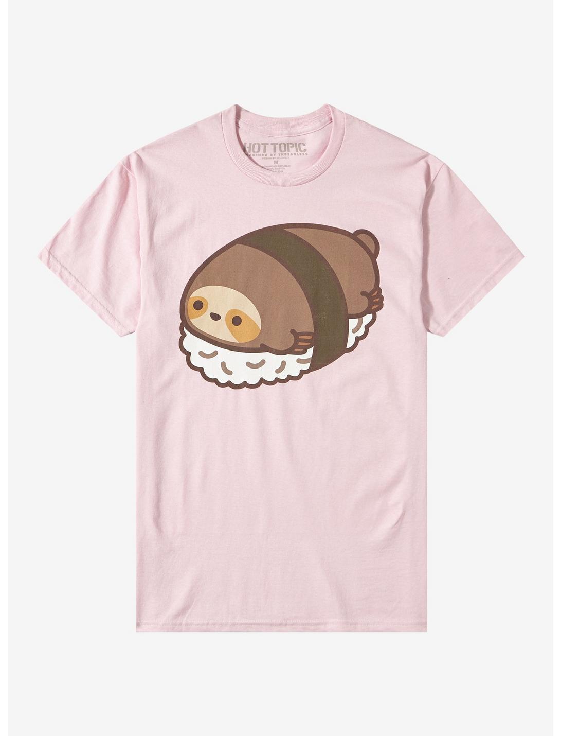 Sloth Sushi T-Shirt By JC Lovely, PINK, hi-res