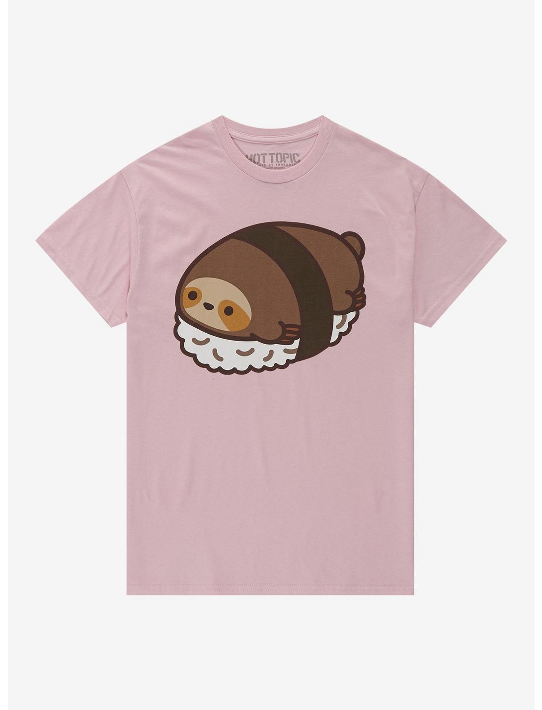 Sloth Sushi T-Shirt By JC Lovely, BROWN, hi-res