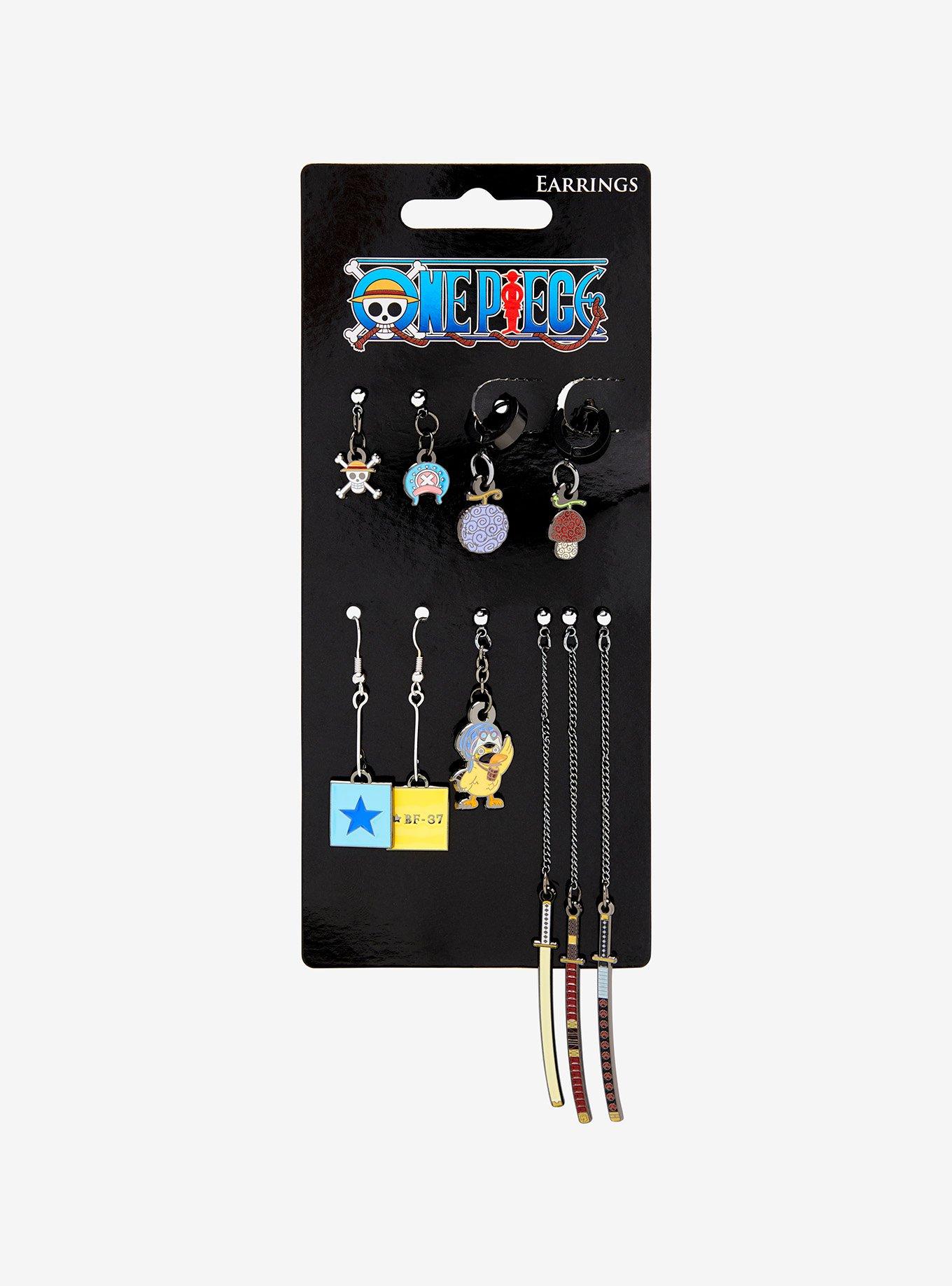 One Piece Mix and Match Earring Set — BoxLunch Exclusive, , hi-res