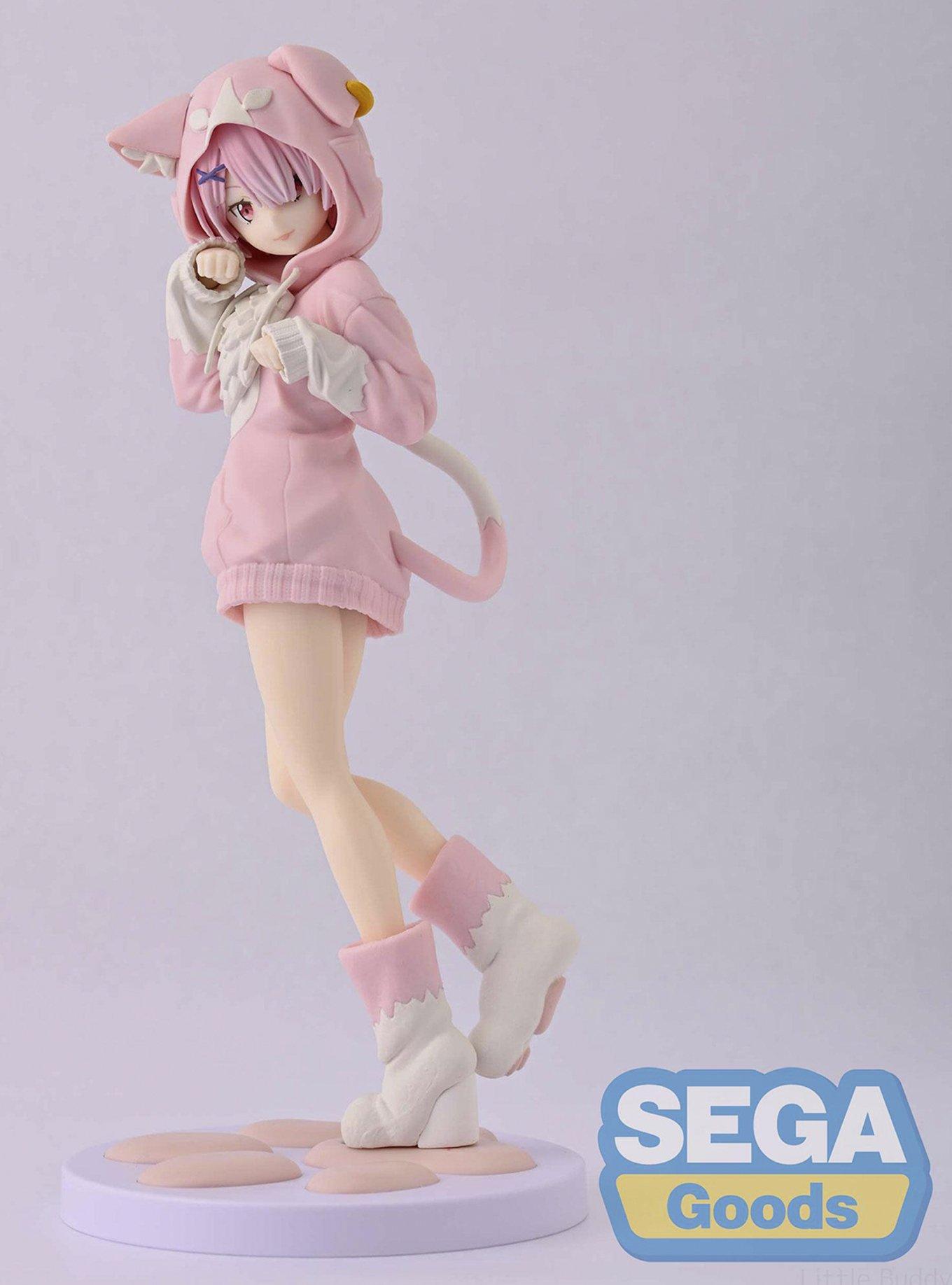 Sega Re:Zero Starting Life in Another World Luminasta Ram Figure (Fluffy Puck Ver.), , hi-res