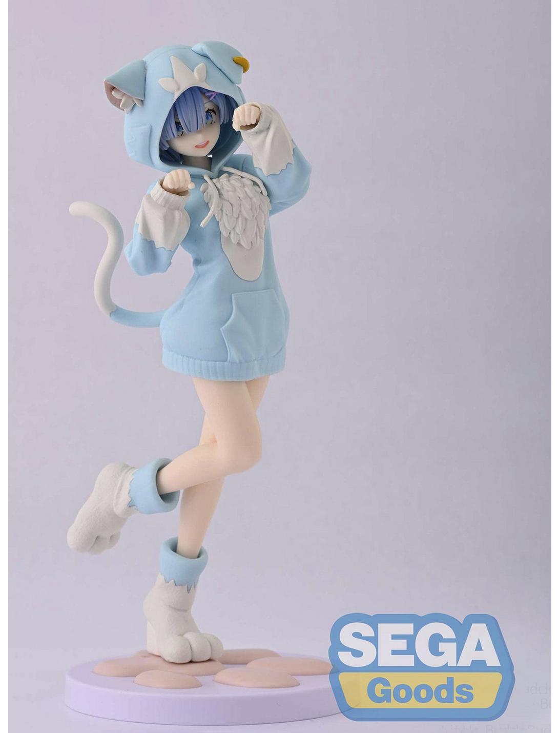Sega Re:Zero Starting Life in Another World Luminasta Rem Figure (Fluffy Puck Ver.), , hi-res
