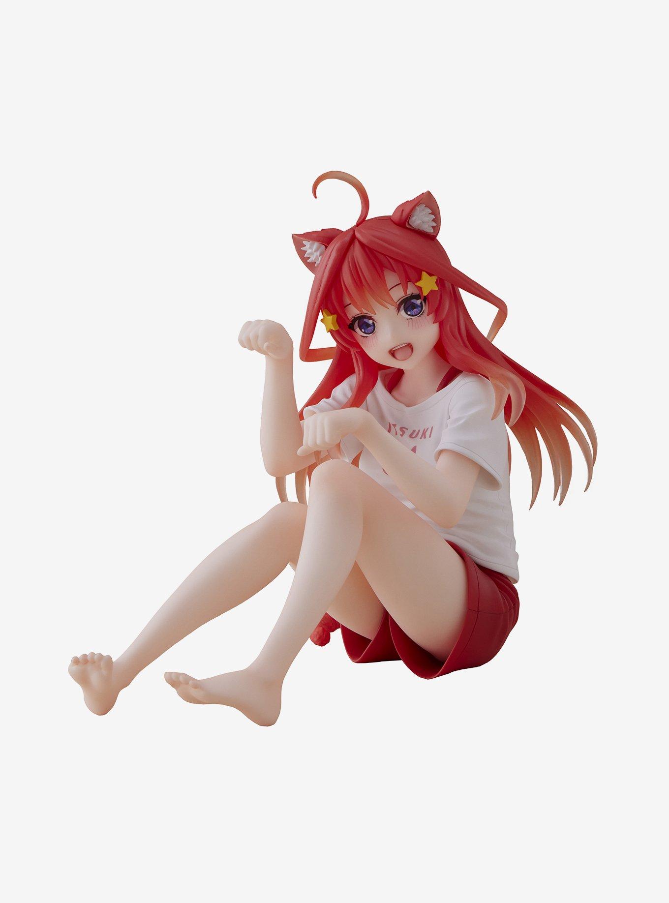 Taito The Quintessential Quintuplets Desktop Cute Itsuki Nakano Figure (Newly Written Cat Roomwear Ver.), , hi-res