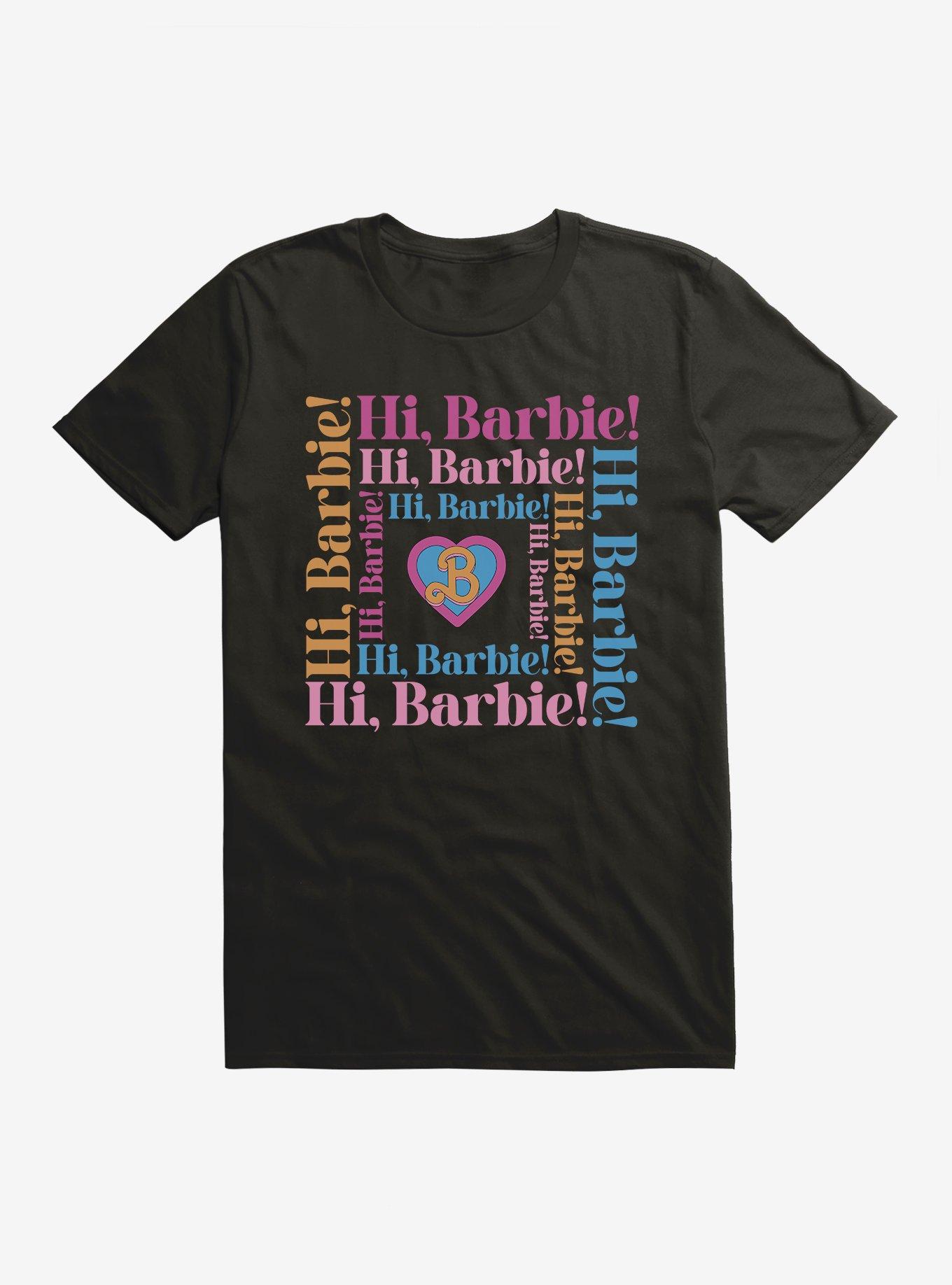 Barbie The Movie Hi Barbie Square T-Shirt