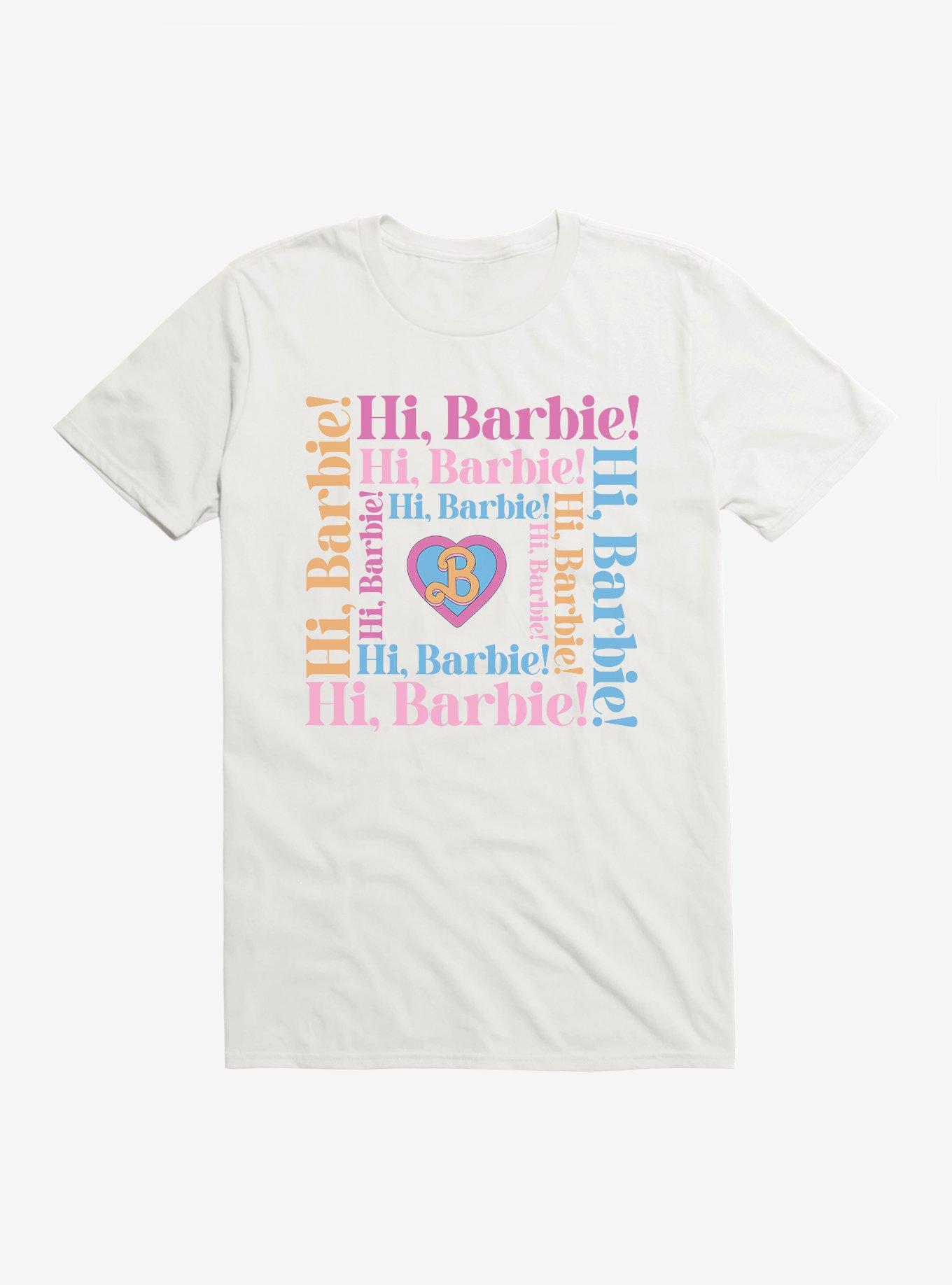 Barbie The Movie Hi Barbie Square T-Shirt