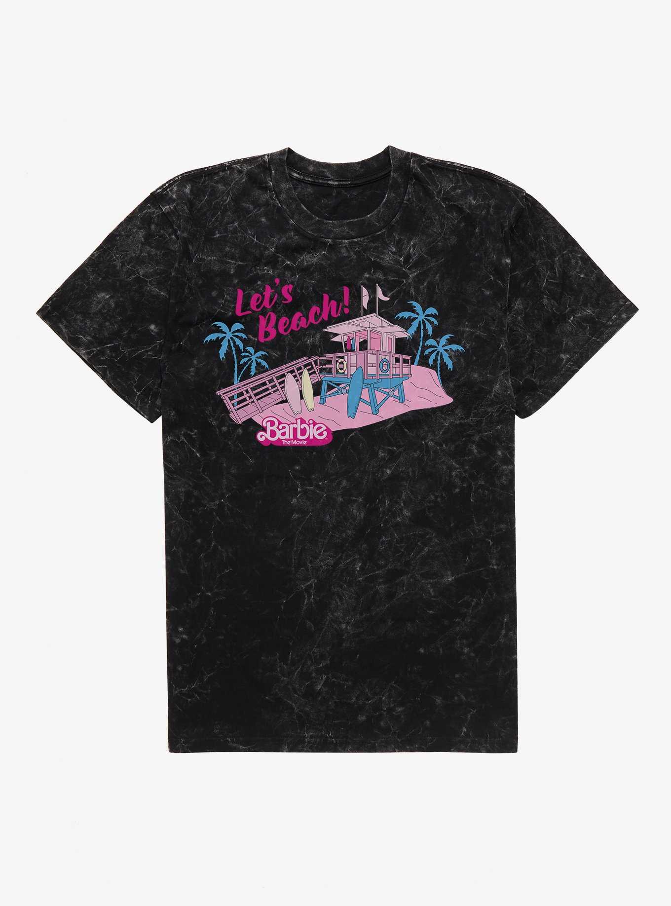 Barbie The Movie Lets Beach Mineral Wash T-Shirt, , hi-res