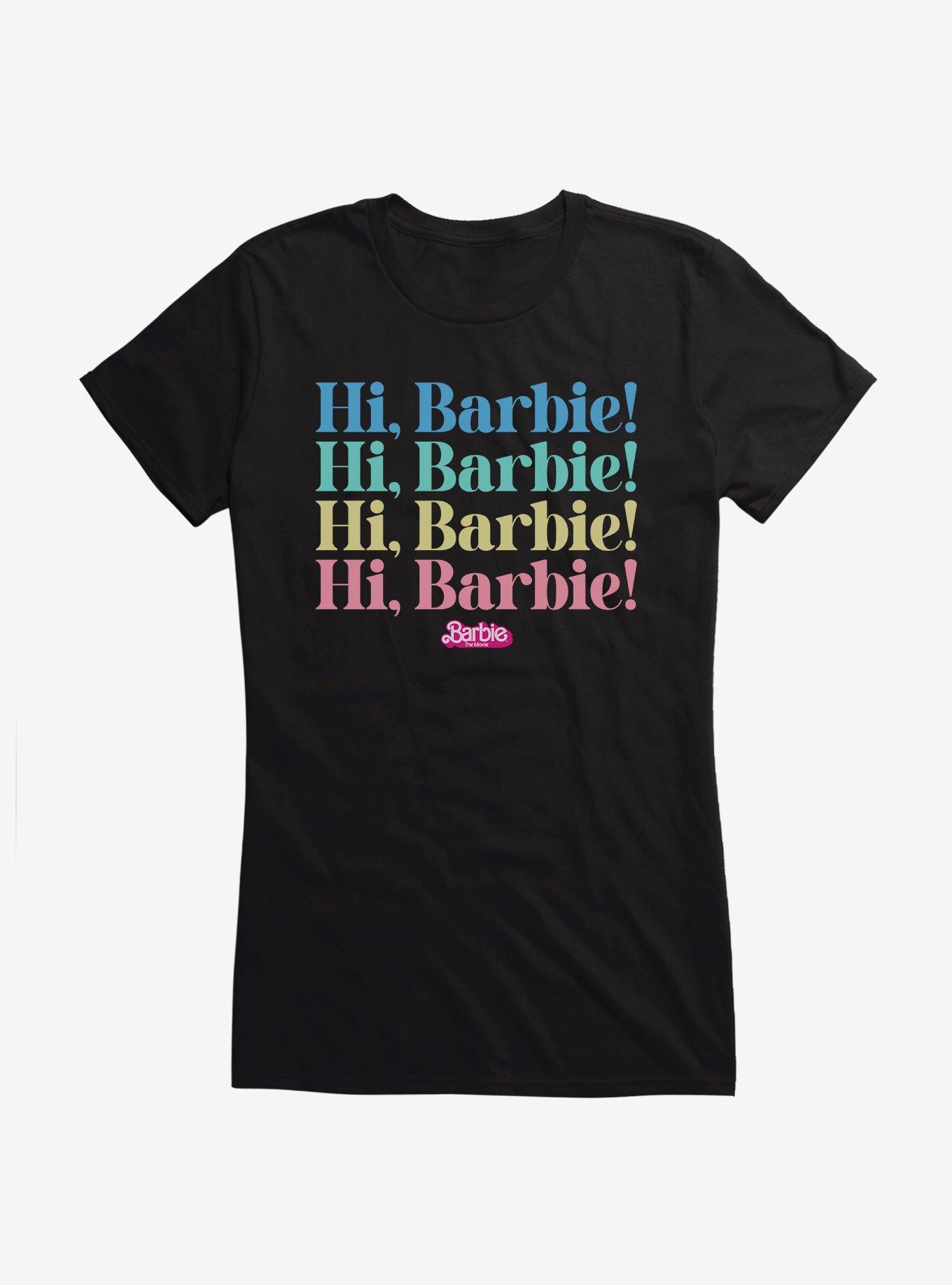 Barbie The Movie Hi Barbie Stack Girls T-Shirt, , hi-res