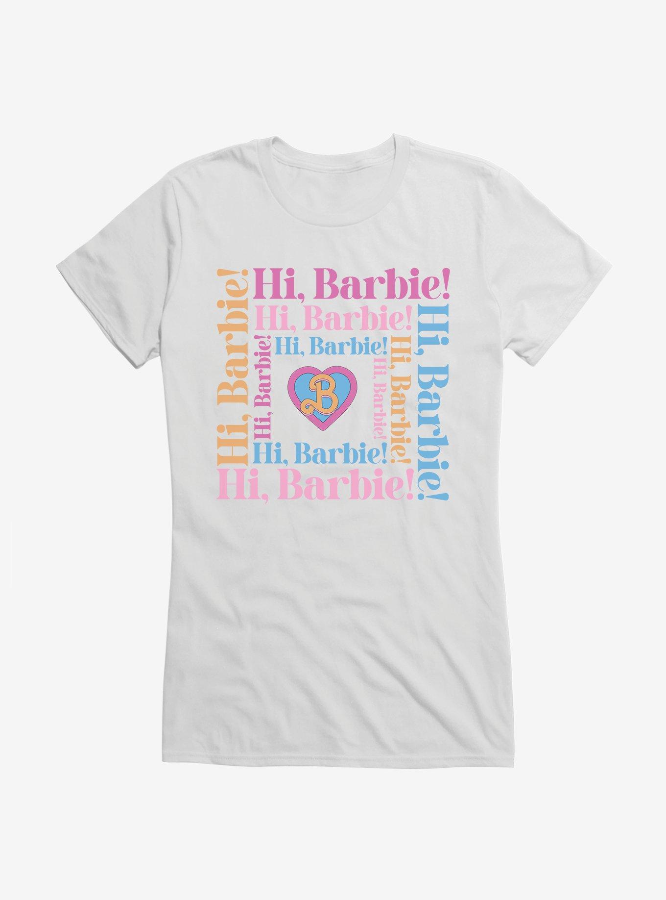 Barbie The Movie Hi Barbie Square Girls T-Shirt, , hi-res