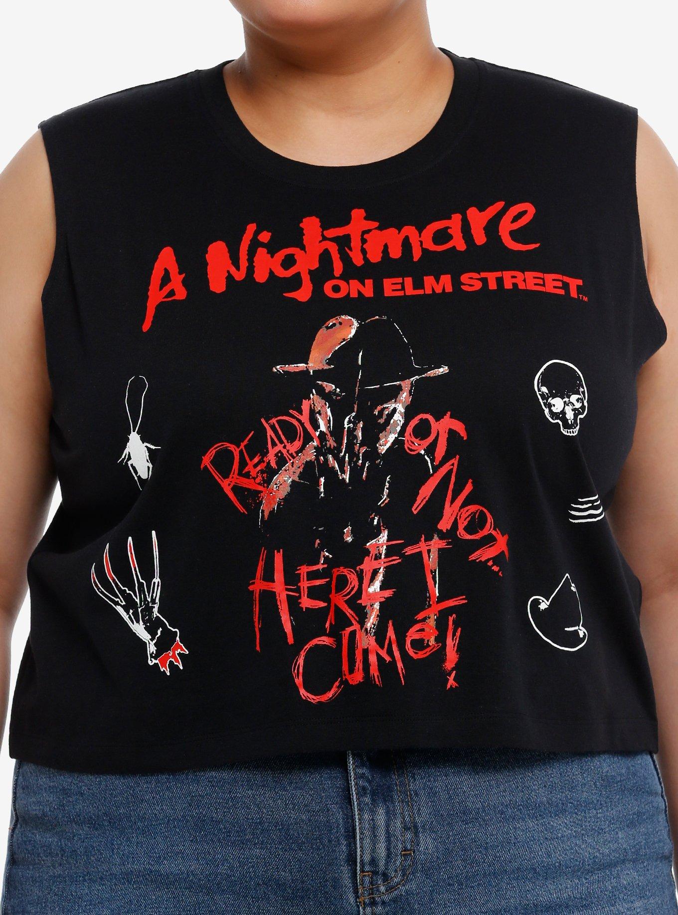 A Nightmare On Elm Street Icons Girls Muscle Tank Top Plus Size, , hi-res