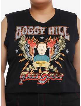 King Of The Hill Bobby Girls Muscle Tank Top Plus Size, , hi-res