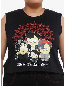 South Park Goth Kids Girls Muscle Tank Top Plus Size, , hi-res