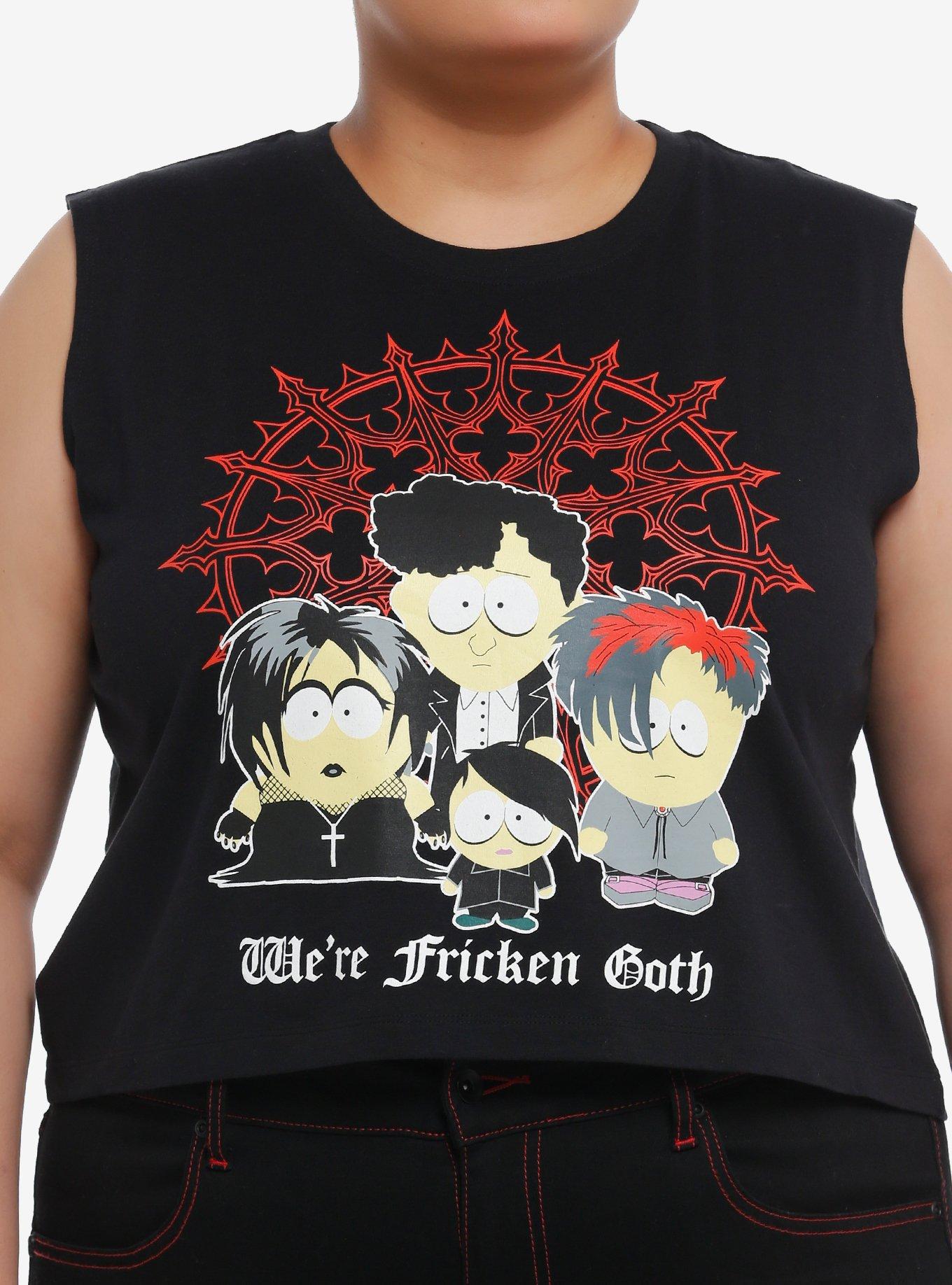South Park Goth Kids Girls Muscle Tank Top Plus Size, MULTI, hi-res