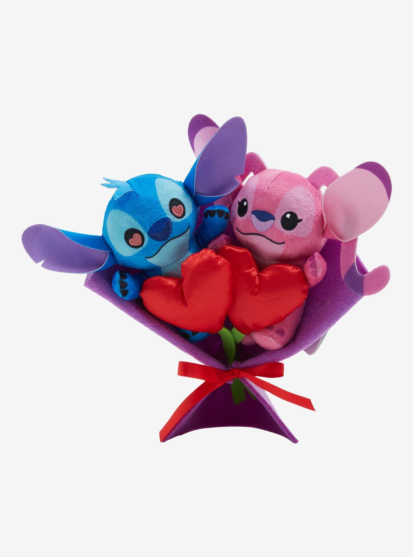 Disney Lilo & Stitch Angel and Stitch Valentine's Day Bouquet Plush, , hi-res
