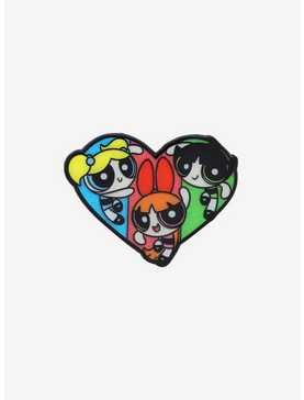 The Powerpuff Girls Trio Heart Enamel Pin - BoxLunch Exclusive, , hi-res