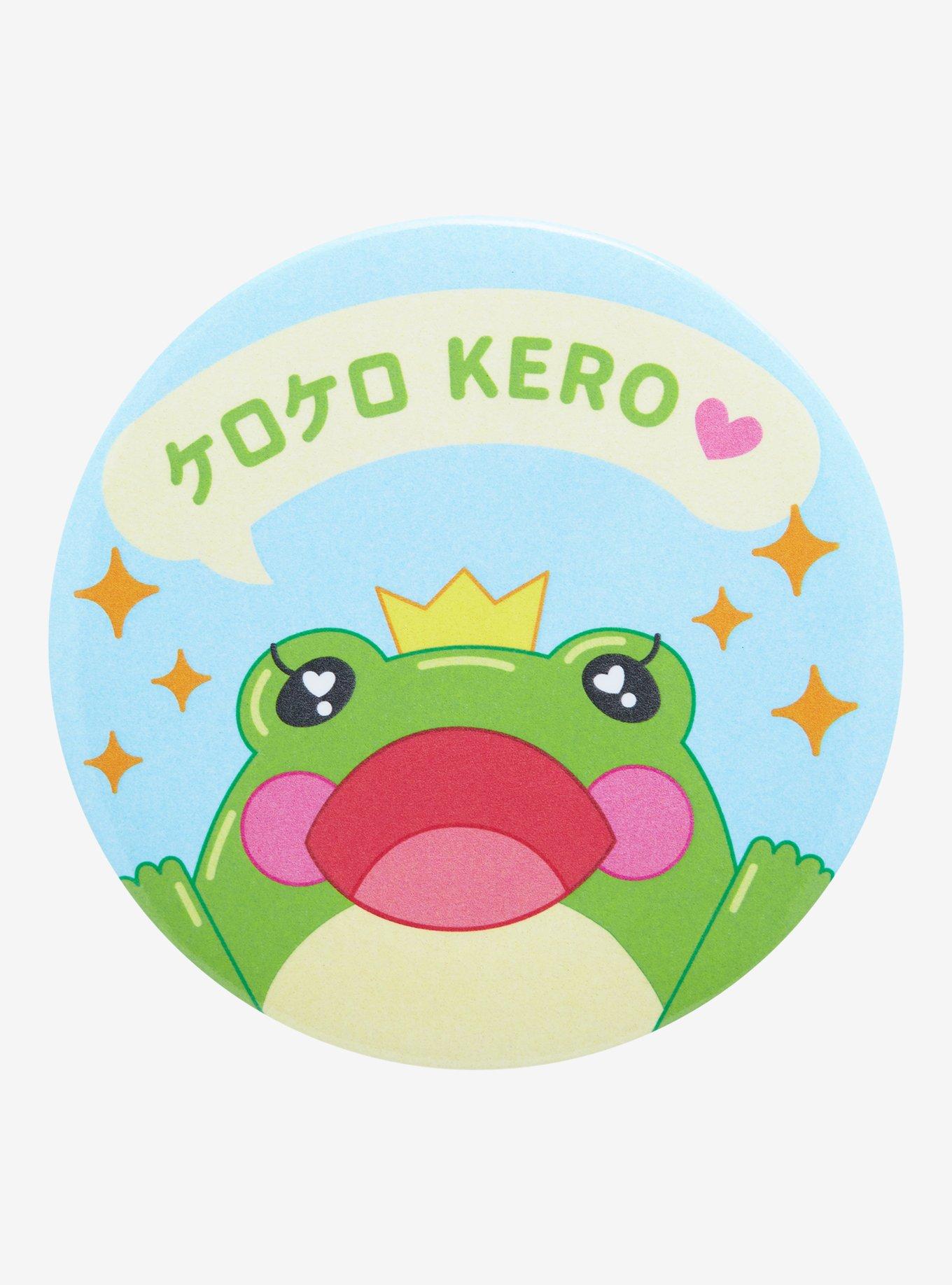 Kero Frog Princess 3 Inch Button By Toshikigirl, , hi-res