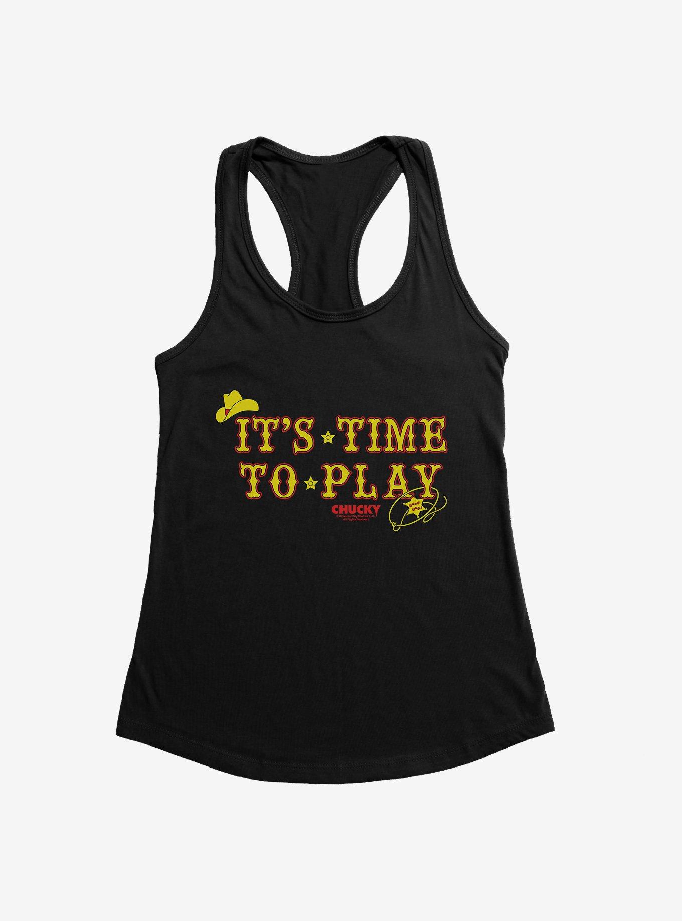 Chucky TV Series It's Time To Play Girls Tank, BLACK, hi-res