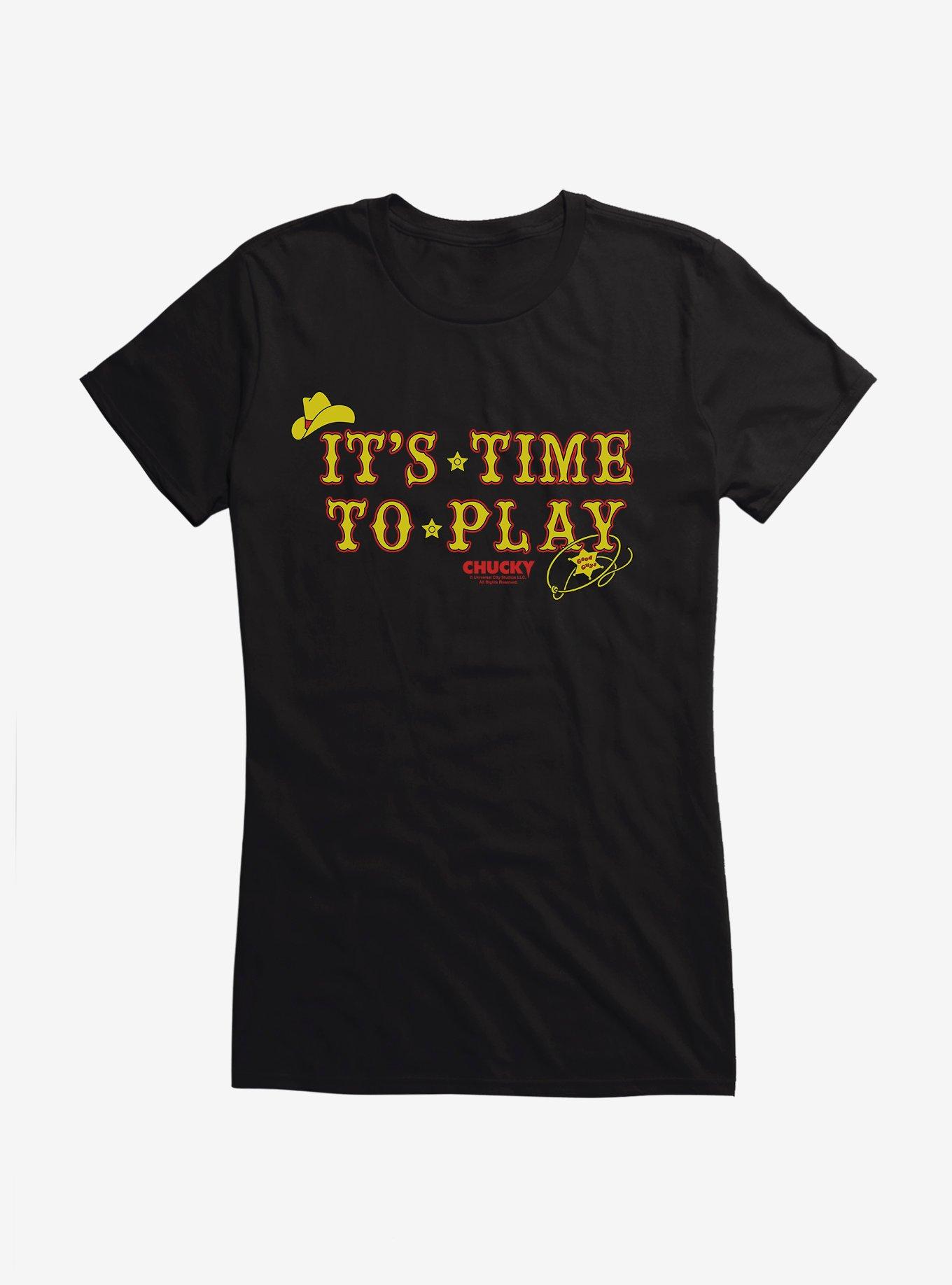 Chucky TV Series It's Time To Play Girls T-Shirt, BLACK, hi-res