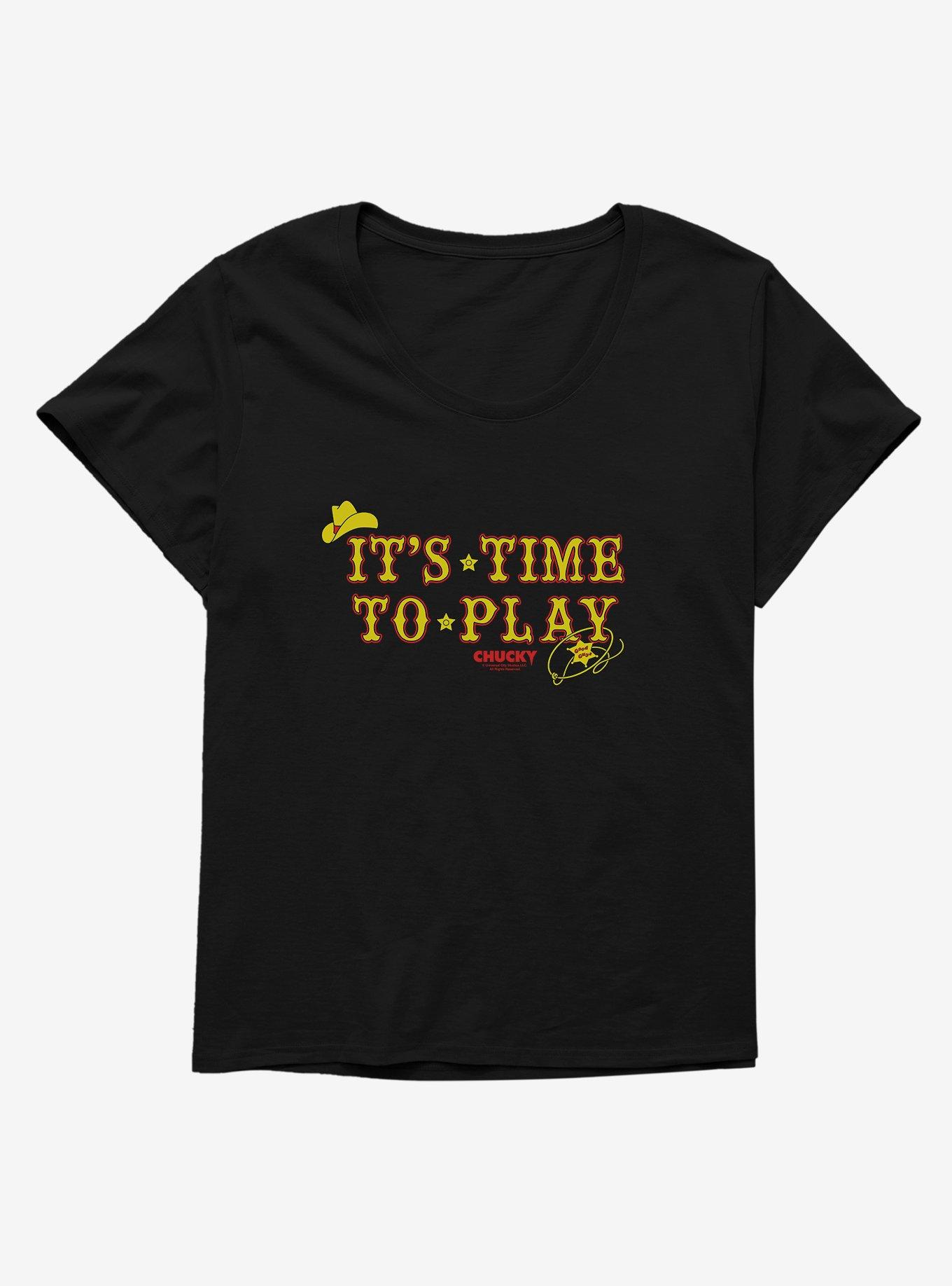 Chucky TV Series It's Time To Play Girls T-Shirt Plus