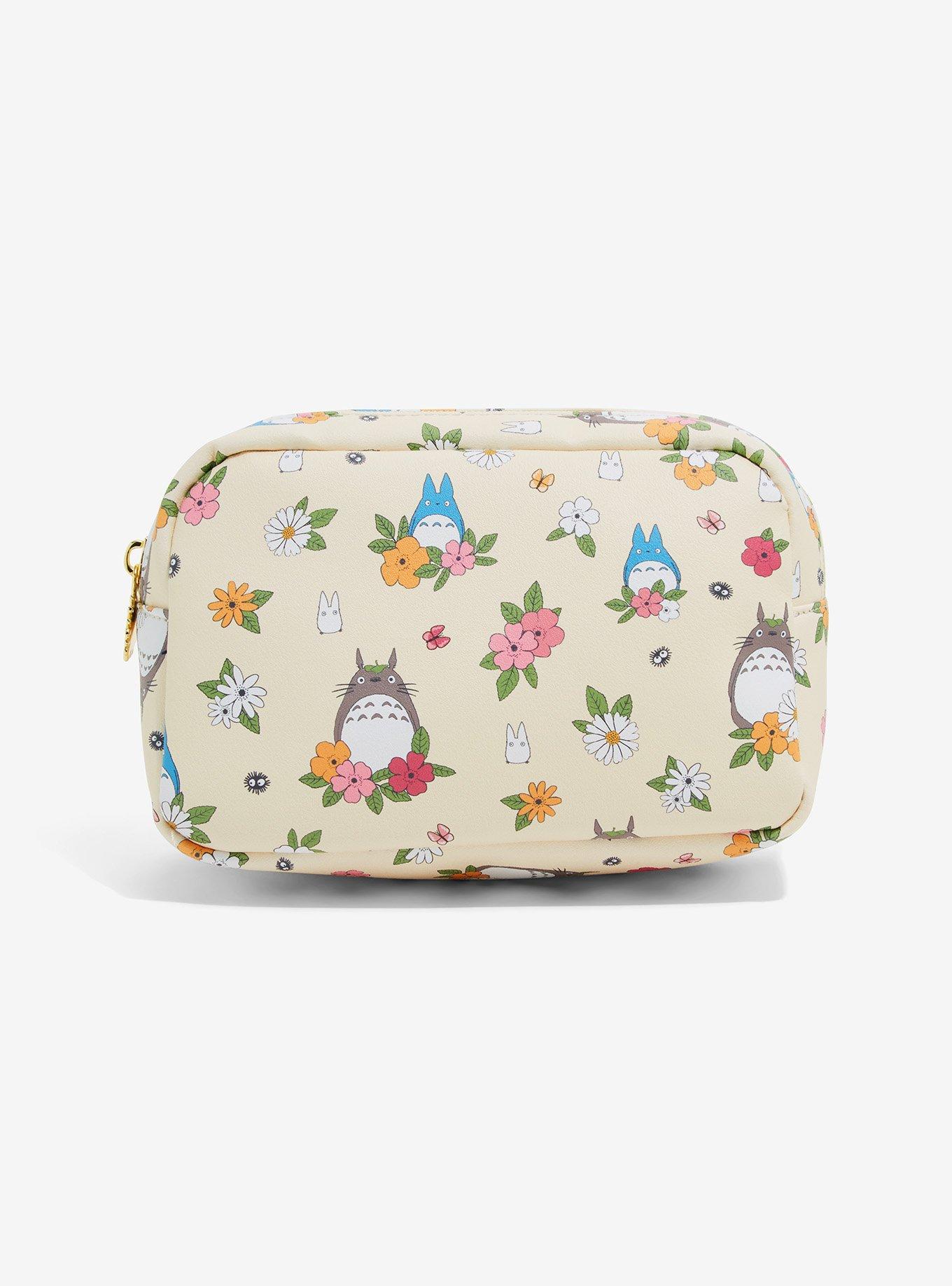 Studio Ghibli My Neighbor Totoro Floral Totoros Makeup Bag, , hi-res