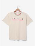Sanrio Hello Kitty and Friends Emo Kyun Characters Women's Plus Size T-Shirt — BoxLunch Exclusive, OFF WHITE, hi-res