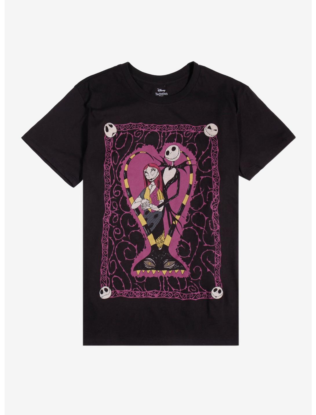 The Nightmare Before Christmas Tarot Characters Boyfriend Fit Girls T-Shirt, MULTI, hi-res