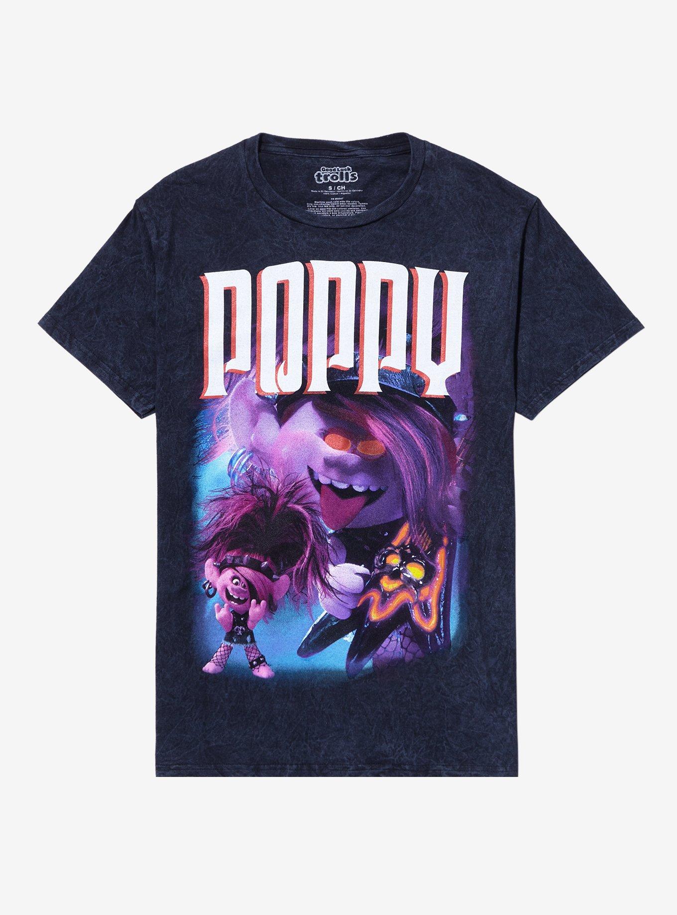 Trolls Poppy Rock Star Boyfriend Fit Girls T-Shirt, MULTI, hi-res