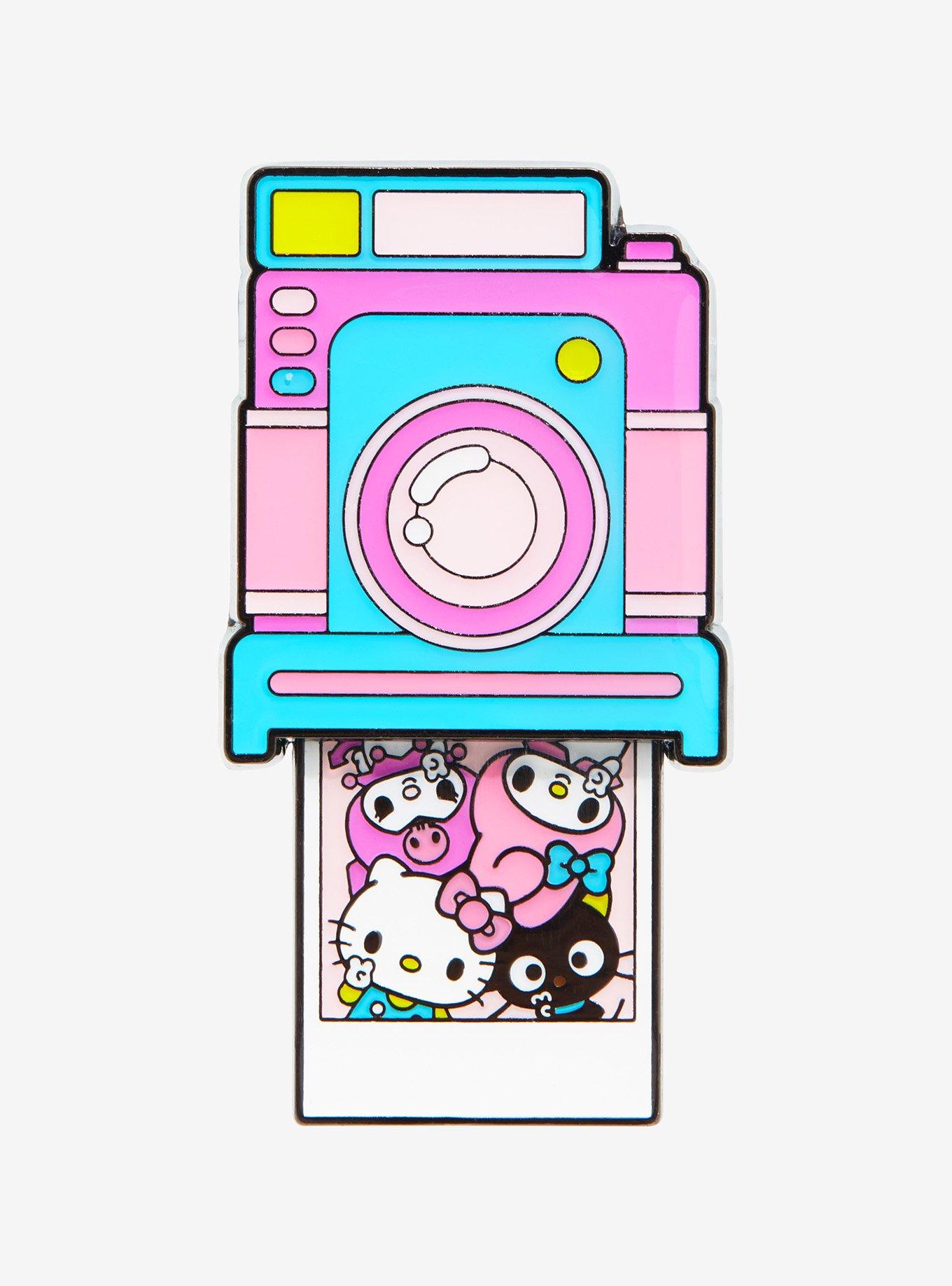 Loungefly Hello Kitty And Friends Retro Camera Sliding Enamel Pin, , hi-res