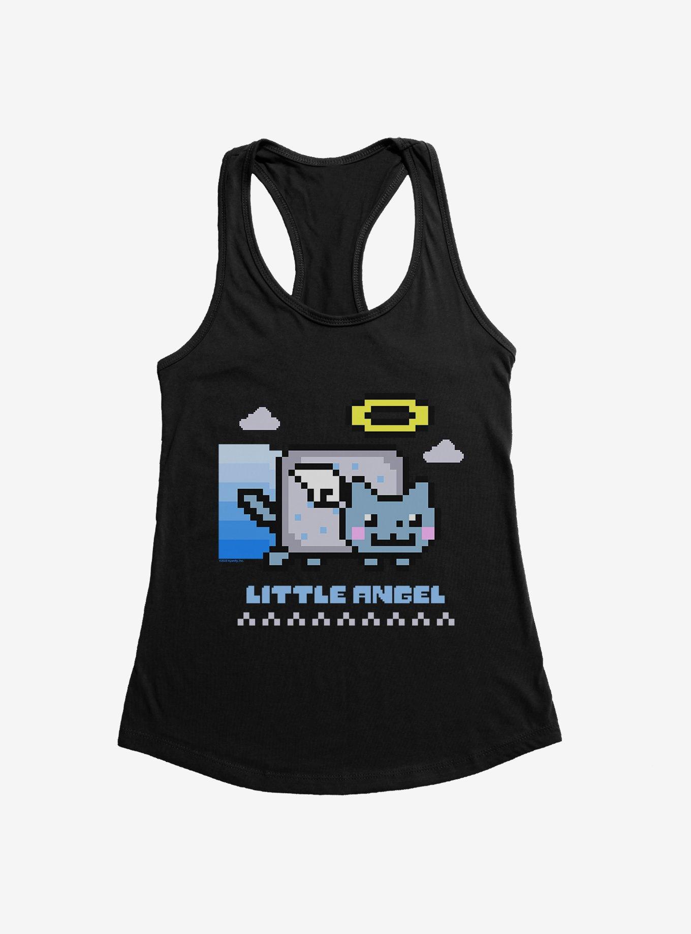 Nyan Cat Little Angel Womens Tank Top, , hi-res