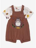 Studio Ghibli My Neighbor Totoro Quilted Infant Overall Set - BoxLunch Exclusive, BROWN  LIGHT BROWN, hi-res