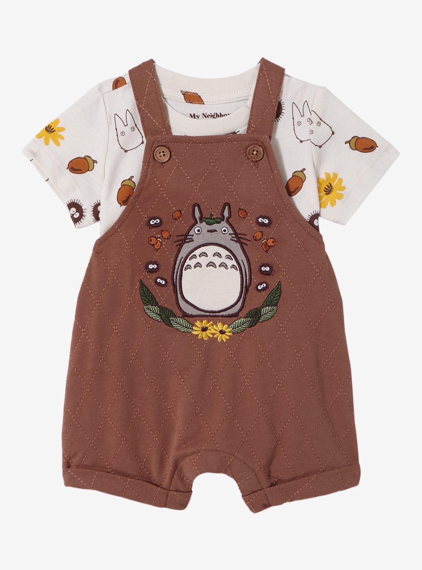 Studio Ghibli My Neighbor Totoro Quilted Infant  T-Shirt and Overall Set - BoxLunch Exclusive, , hi-res